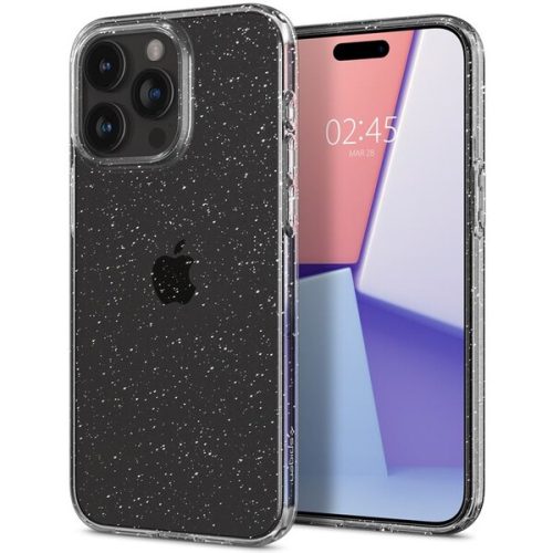 Spigen Liquid Crystal Glitter kryt iPhone 15 Pro Max čirý Spigen