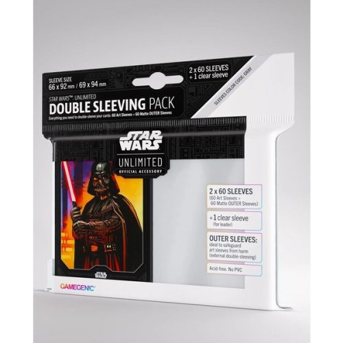 Gamegenic - Star Wars: Unlimited Art Sleeves Double Sleeving Pack - Darth Vader Gamegenic