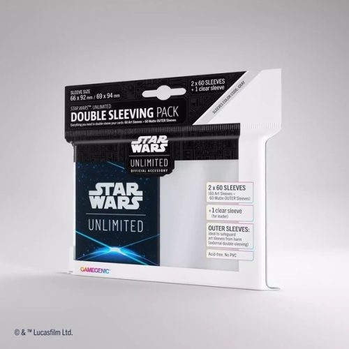 Gamegenic - Star Wars: Unlimited Art Sleeves Double Sleeving Pack - Space Blue Gamegenic