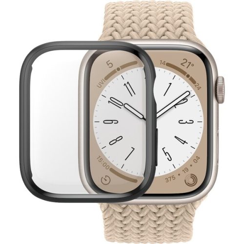 PanzerGlass Apple Watch 9/8/7 (45mm) ochranný kryt s D3O - černý rámeček PanzerGlass