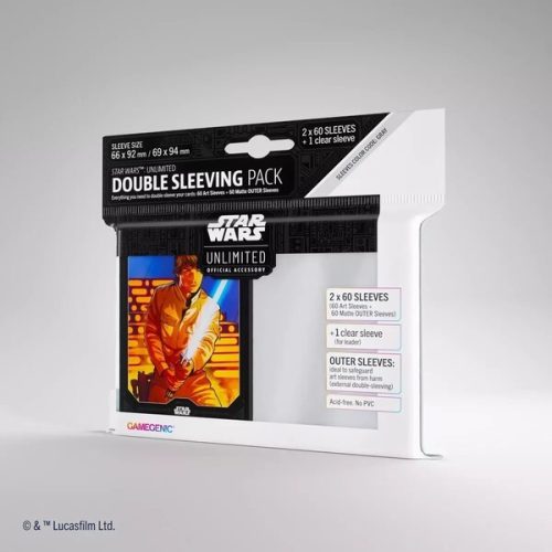 Gamegenic - Star Wars: Unlimited Art Sleeves Double Sleeving Pack - Luke Skywalker Gamegenic