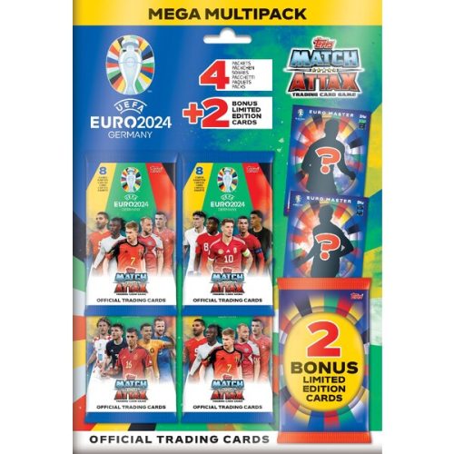 Fotbalové karty Topps EURO 2024 Mega Multipack Topps