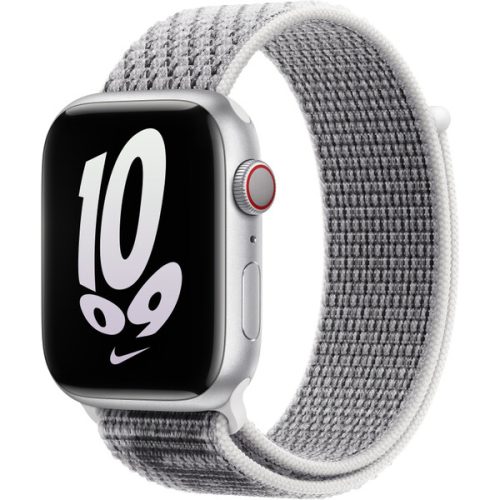 Apple Watch 45mm sněhobílý/černý Nike provlékací sportovní řemínek Apple