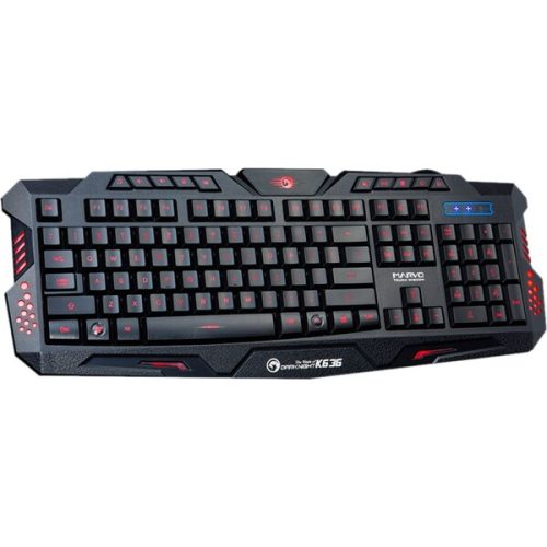 Marvo K636 drátová herní klávesnice (US) černá Marvo
