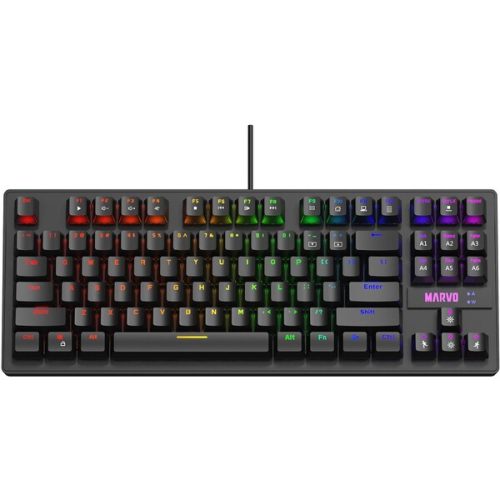 Marvo KG901 drátová herní klávesnice (US) černá 80% TKL Marvo