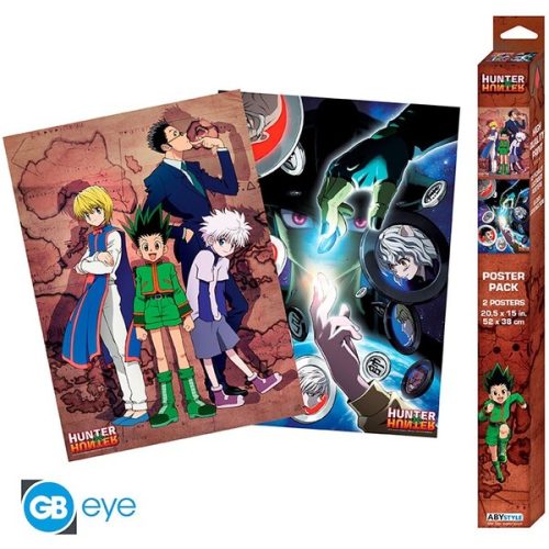 Set 2 plakátů Hunter X Hunter - Groups (52x38 cm) Abysse Corp
