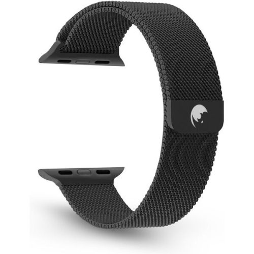 RhinoTech ocelový řemínek milánský tah pro Apple Watch 38/40/41mm černý RhinoTech