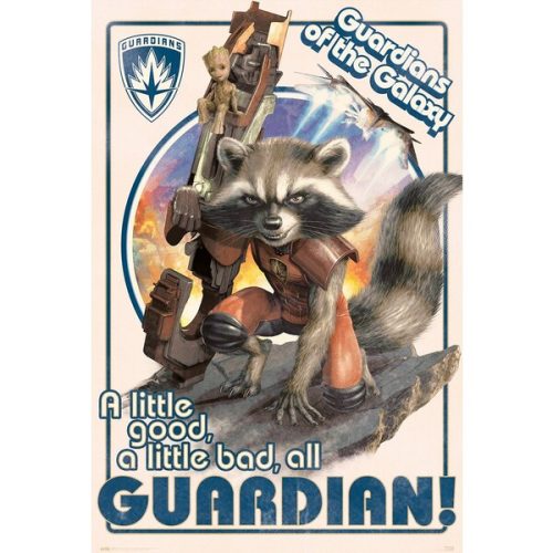 Plakát Guardians of the Galaxy - Rocket and Baby Groot (187) Europosters