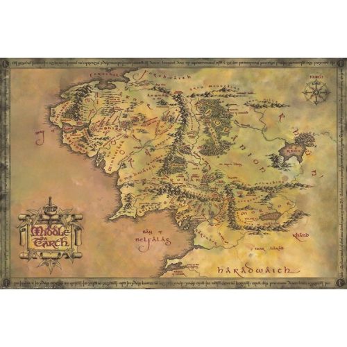 Plakát The Lord of the Rings - Middle Earth (66) Europosters