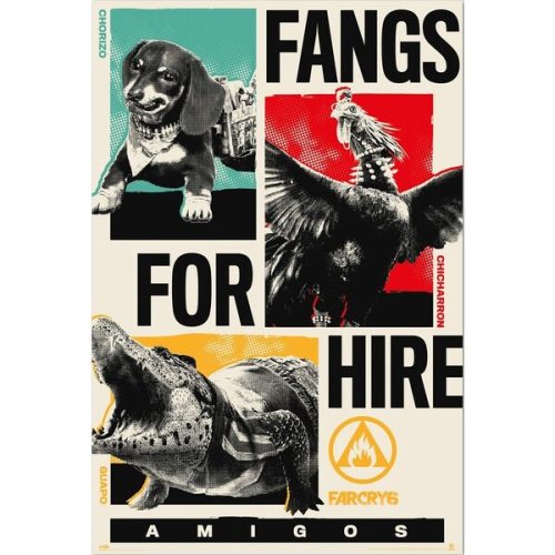Plakát Far Cry 6 - Fangs for Hire (155) Europosters