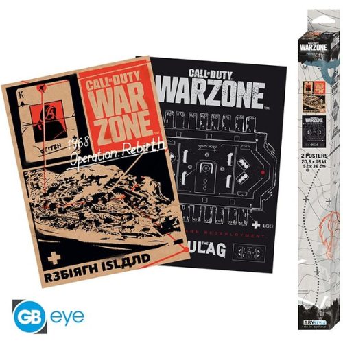 Set 2 plakátů Call of Duty - Warzone (52x38 cm) Abysse Corp