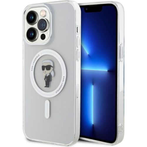 Karl Lagerfeld IML Ikonik MagSafe Kryt iPhone 15 Pro Max čirý Karl Lagerfeld