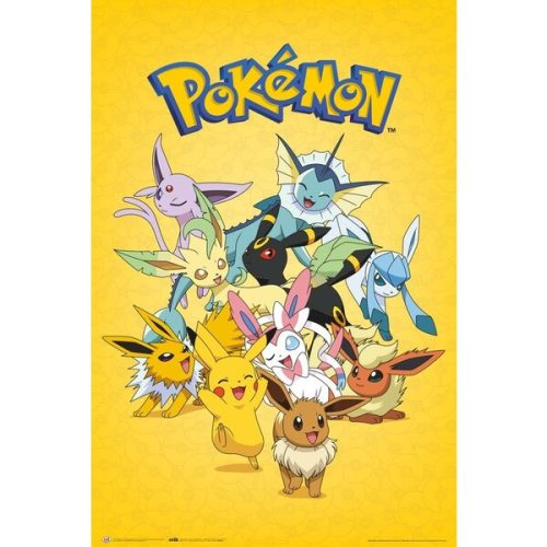 Plakát Pokémon - Eevee Evolutions (190) Europosters