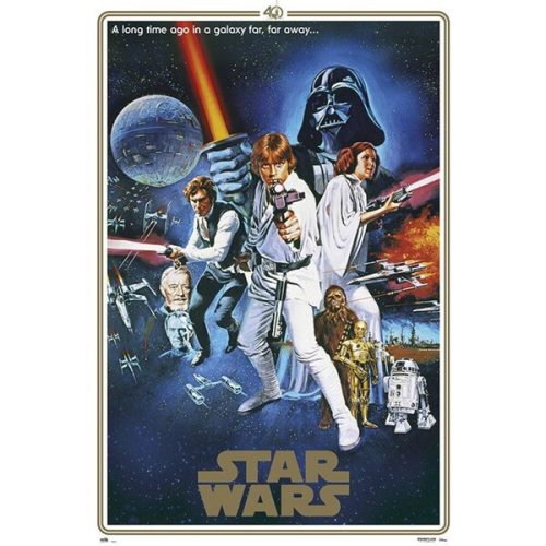 Plakát Star Wars - 40th Anniversary One Sheet B (124) Europosters