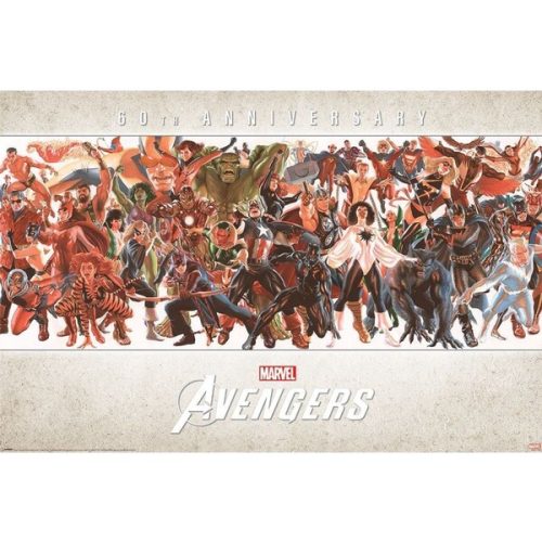 Plakát Avengers - 60th Anniversary by Alex Ross (281) Europosters