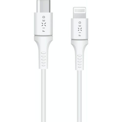 FIXED USB-C dlouhý datový a nabíjecí kabel s Lightning (PD)