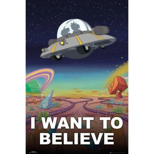 Plakát Rick and Morty - I Want To Believe (73) Europosters