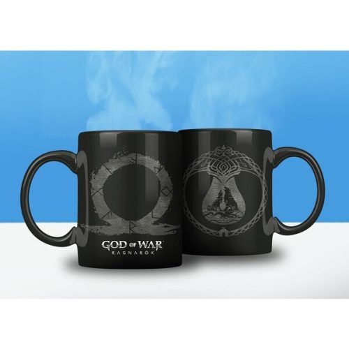Hrnek God of War Ragnarok - Logo 300 ml (měnící se motiv) Numskull