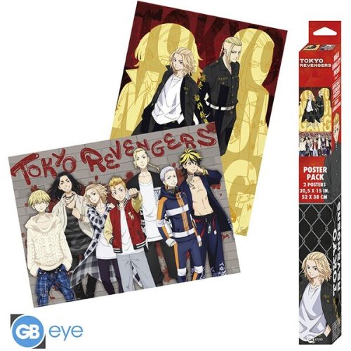 Set 2 plakátů Tokyo Revengers - Series 1 (52x38 cm) Abysse Corp