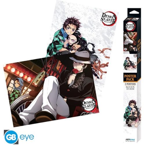 Set 2 plakátů Demon Slayer - Series 3 (52x38 cm) Abysse Corp
