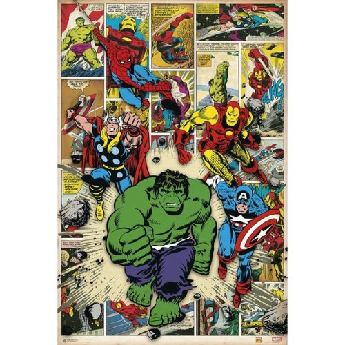 Plakát Marvel Comic-Here Come The Heroes (113) Europosters