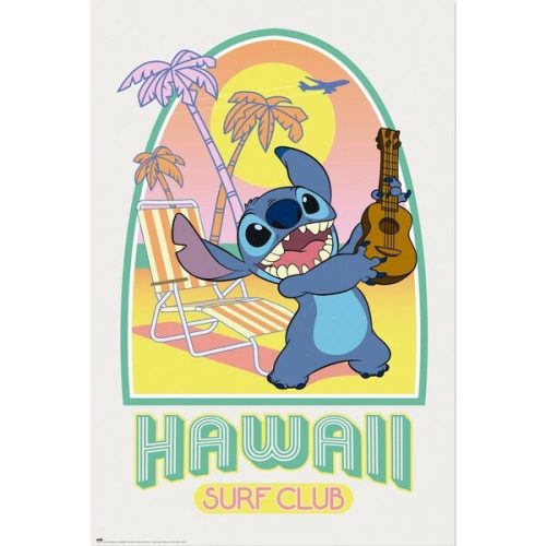 Plakát Stitch - Hawaii Club Surf (205) Europosters