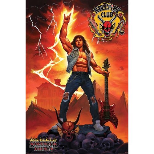Plakát Stranger Things 4 - Hellfire Club Rock God (258) Europosters