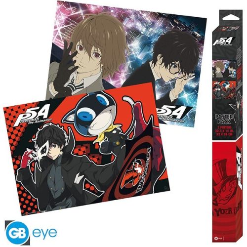 Set 2 plakátů Persona 5: The Animation - Series 1 (52x38 cm) Abysse Corp