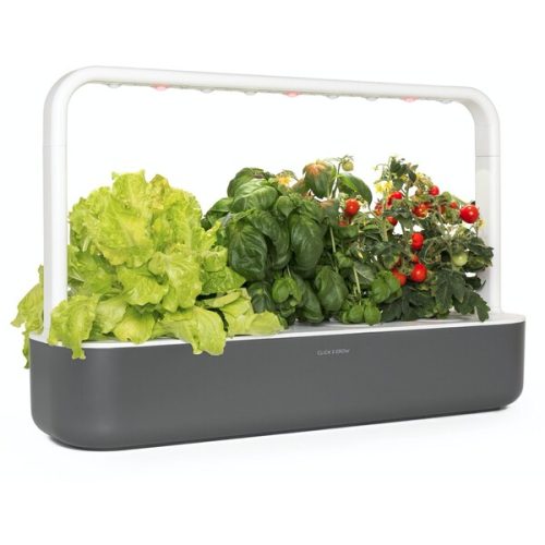 Click and Grow Smart Garden 9 chytrý květináč + 9ks kapslí se semínky šedý Click and Grow