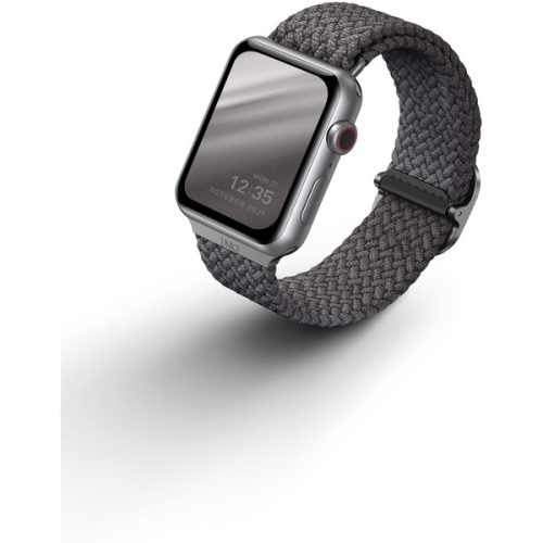 UNIQ Aspen Braided řemínek pro Apple Watch 41/40/38mm šedý UNIQ