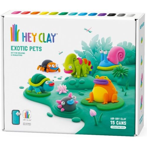 Hey Clay modelovací hmota Exotická zvířata TM Toys