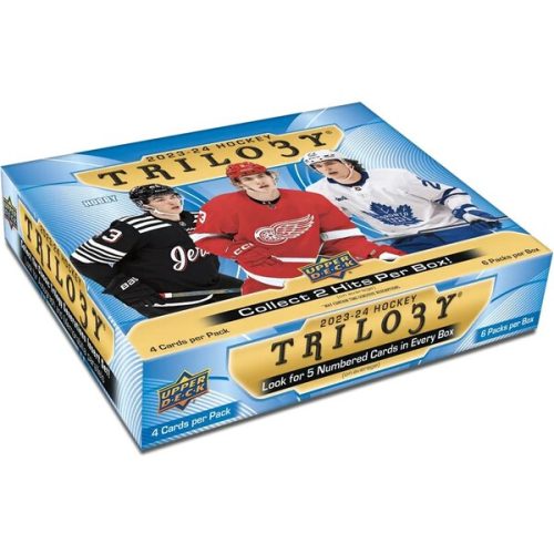 Hokejové karty 2023-24 Upper Deck Trilogy Hockey Hobby Box Upper Deck