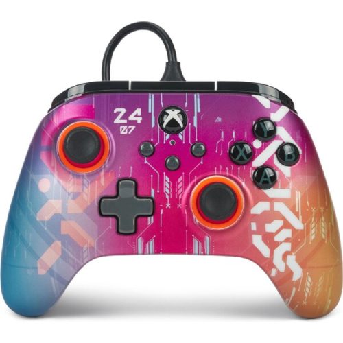 PowerA Advantage drátový herní ovladač pro Xbox Series X|S Cyber Style (XBOX/PC) PowerA