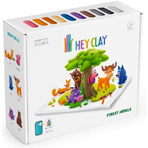 Hey Clay modelovací hmota Lesní zvířata TM Toys
