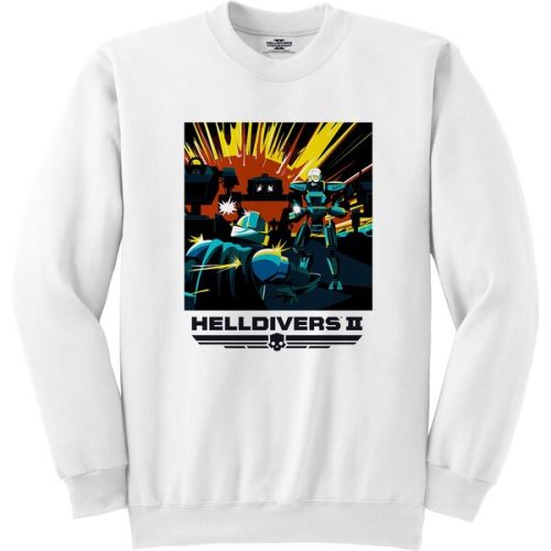 Mikina Helldivers 2 - 2D Art XXL Heroes inc