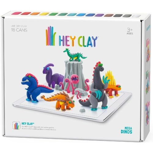 Hey Clay modelovací hmota Mega Dinosauři TM Toys