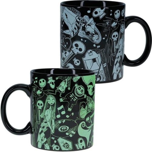 Hrnek Nightmare Before Christmas 550 ml (svítí ve tmě) (king size) Paladone