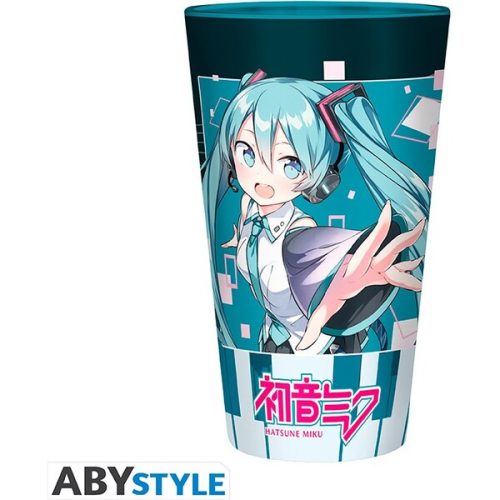 Sklenice Hatsune Miku - Musical City 400 ml Abysse Corp
