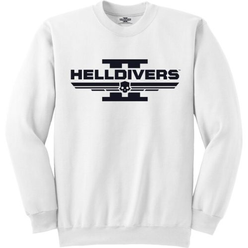 Mikina Helldivers 2 - Skull Logo And Text L Heroes inc