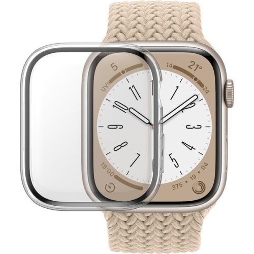 PanzerGlass Apple Watch 9/8/7 (45mm) ochranný kryt s D3O - čirý rámeček PanzerGlass