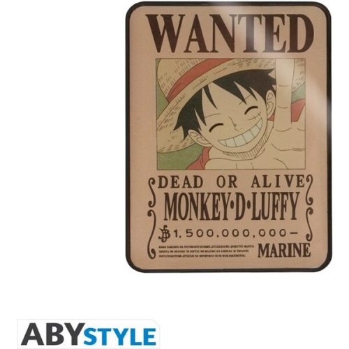 Magnetka One Piece - Wanted Luffy Abysse Corp