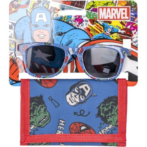 Dětská sada (brýle a peněženka) Marvel - Avengers Cerdá
