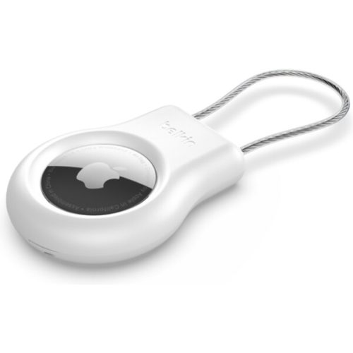 Belkin Secure pouzdro na AirTag s drátěným kabelem bílé BELKIN