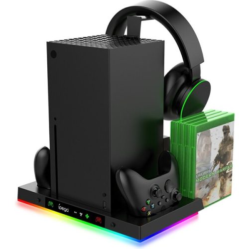iPega XBX023S nabíjecí RGB stanice s chlazením pro Xbox Series X iPega