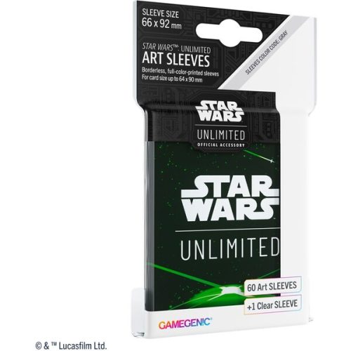 Gamegenic - Star Wars: Unlimited Art Sleeves - Card Back Green Gamegenic