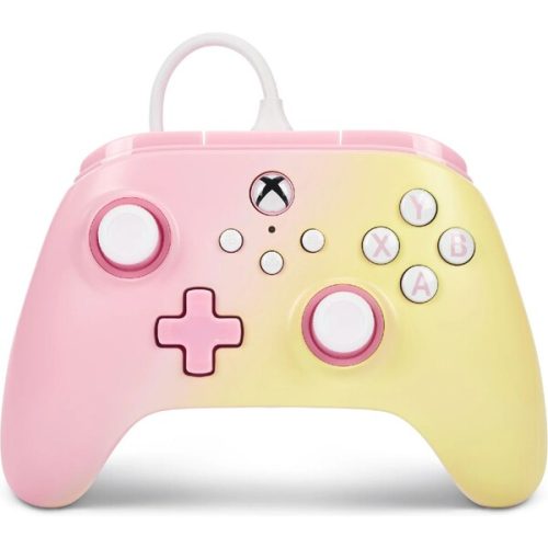 PowerA Advantage drátový herní ovladač pro Xbox Series X|S Pink Lemonade (XBOX/PC) PowerA