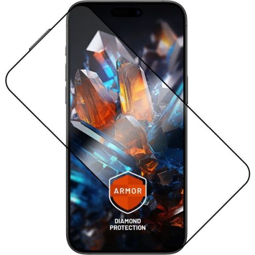 FIXED Armor prémiové tvrzené sklo s aplikátorem Apple iPhone 15 Pro Max černé FIXED