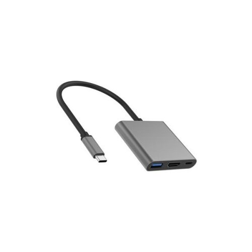 PremiumCord Adaptér USB-C na HDMI + USB3.0 + PD