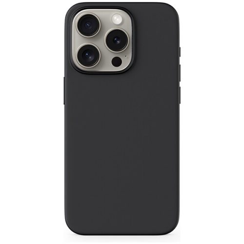 Epico Mag+ Silicone Case iPhone 15 Plus kompatibilní s MagSafe černý EPICO