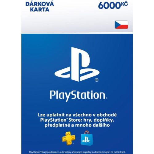 PlayStation Store - Dárková karta 6000 Kč (digitální verze) Sony